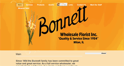 Desktop Screenshot of bonnettwholesale.com